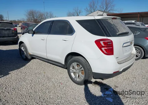 2016 Chevrolet Equinox Ls из США, поврежденный, VIN 2GNFLEEK8G6101904
